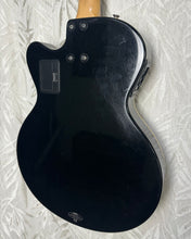 Load image into Gallery viewer, Yamaha AEX500 Acoustic Electric Semi Hollow Hybrid Guitar Black - Upwey Music
