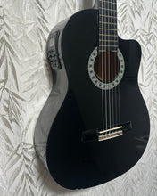 Load image into Gallery viewer, Valencia TC160CEBK Nylon String Electric Black Secondhand - Upwey Music