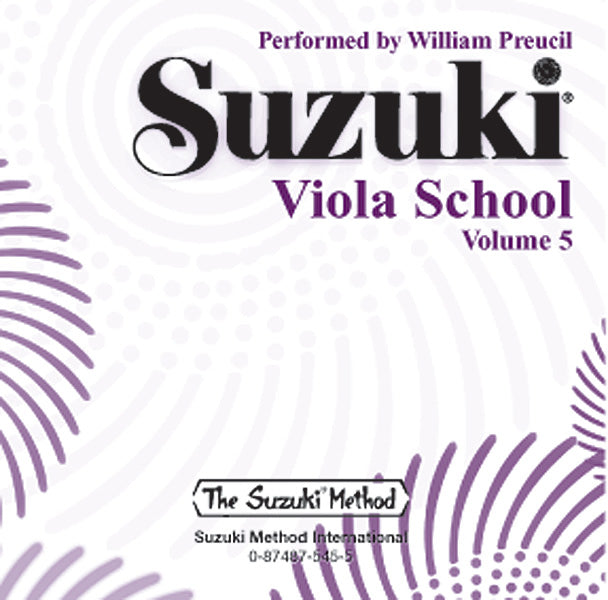 SUZUKI VIOLA SCHOOL BK 5 CD