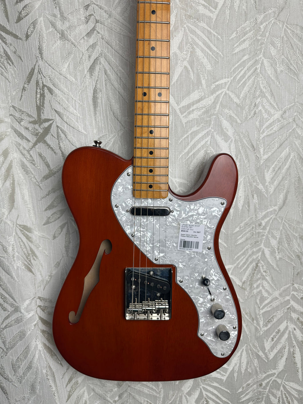 Squier Classic Vibe 60's Thinline Telecaster Natural