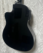 Load image into Gallery viewer, Valencia TC160CEBK Nylon String Electric Black Secondhand - Upwey Music
