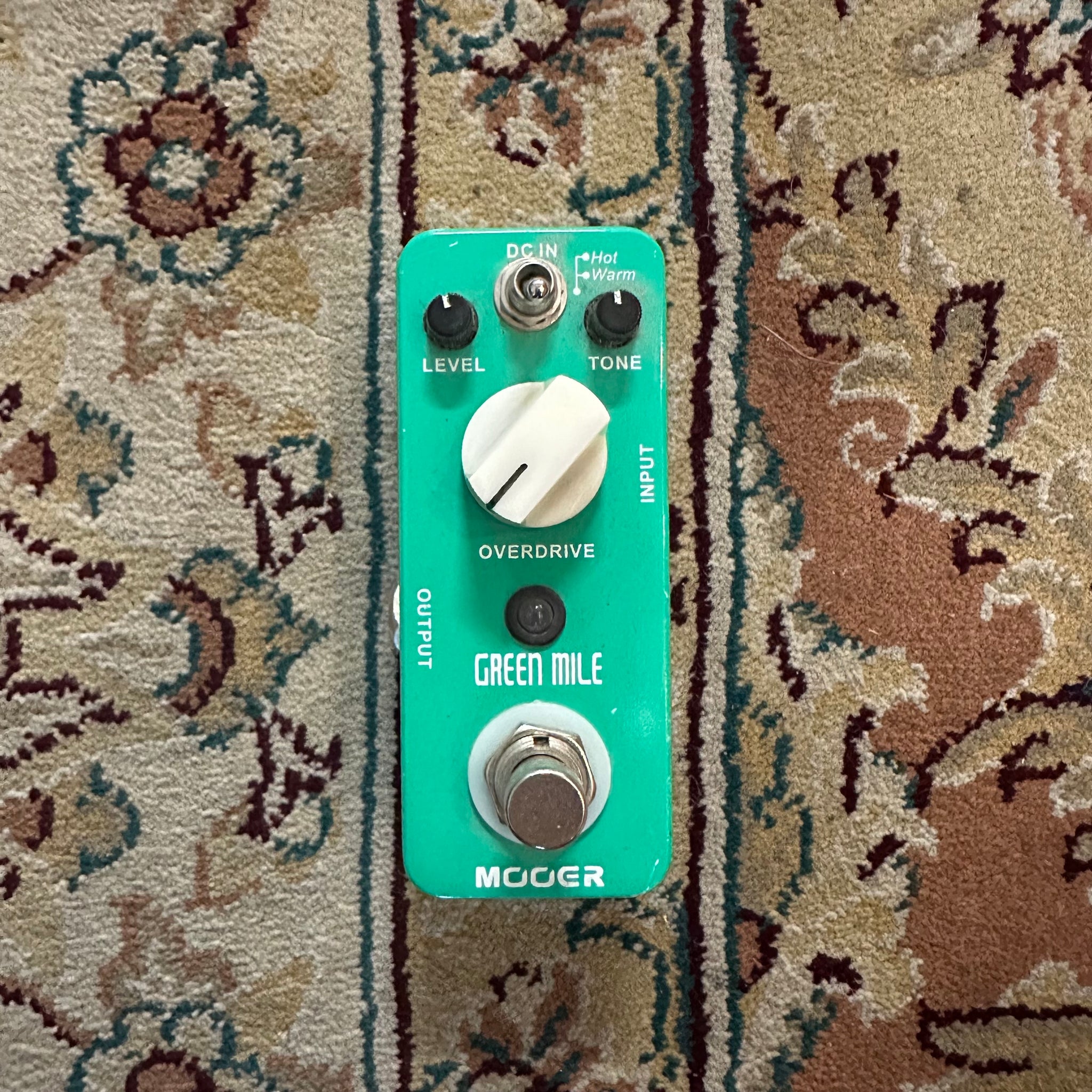 green mile pedal Mooer Green Mile Overdrive TS style Secondhand – Upwey Music