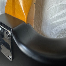 Load image into Gallery viewer, Fender Mexican Strat resprayed in satin Black w upgrade parts Case - Upwey Music
