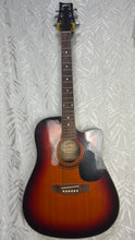 Load image into Gallery viewer, Ashton D-28CEQSB Solid Top Acoustic Electric

