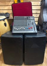 Load image into Gallery viewer, RCF P.A. System 2 x ART300 + Soundcraft Sprit FX8 in Bags

