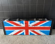 Load image into Gallery viewer, Union Jack Guitar Case with built in tuner - Upwey Music
