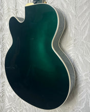 Load image into Gallery viewer, Gretsch G6196 Hollow Body wDynasonics in Case Caddilac Green (Taken) - Upwey Music
