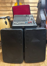 Load image into Gallery viewer, RCF P.A. System 2 x ART300 + Soundcraft Sprit FX8 in Bags
