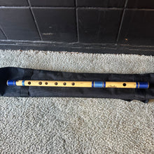 Load image into Gallery viewer, Bansuri Indian Bamboo Flute Blue
