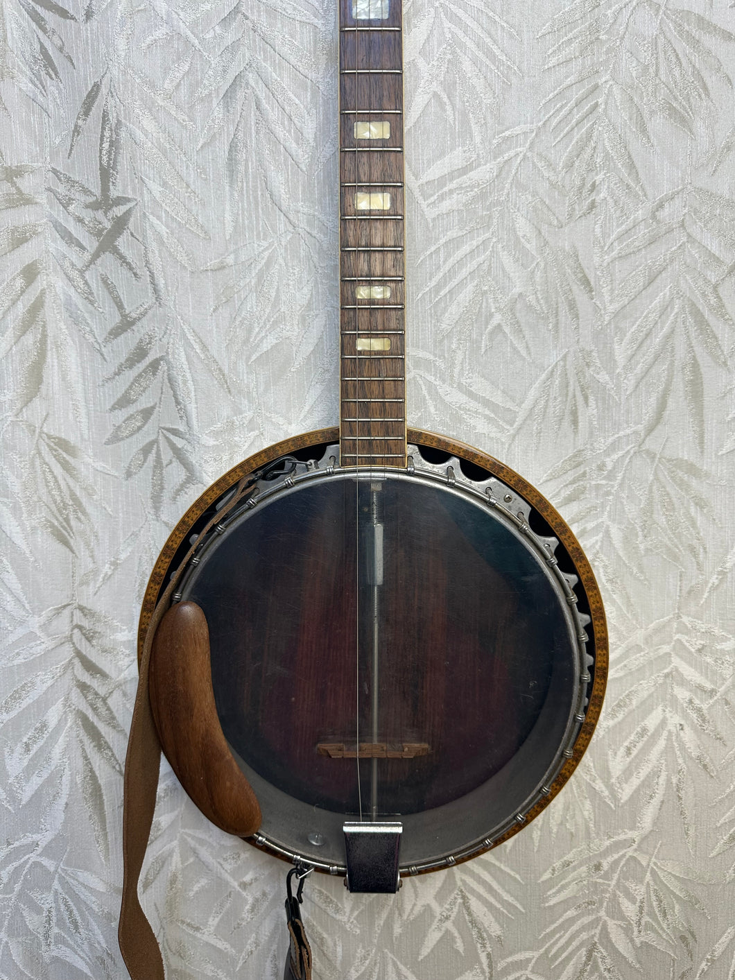 Hondo Vintage Banjo Ca 70's in case