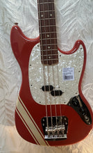 Load image into Gallery viewer, Fender Vintera Mustang Bass Fiesta Red in Bag Mint
