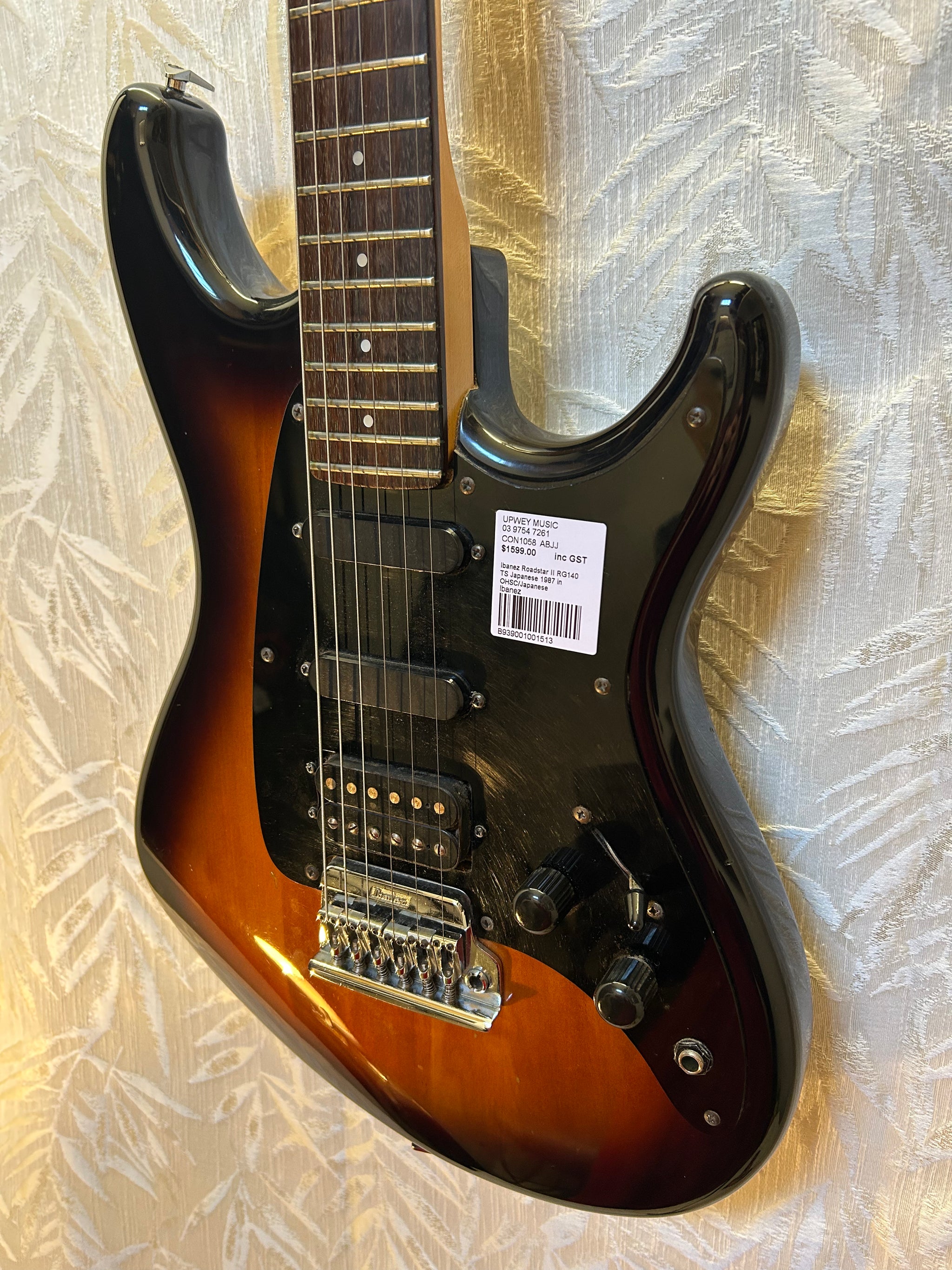Ibanez Roadstar II RG140 TS Japanese 1987 in OHSC – Upwey Music