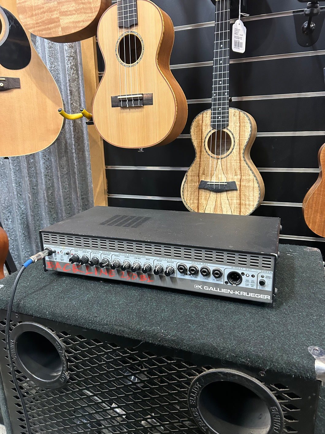 GK Backline 250 BL & Trace Elliot 2103 H Box
