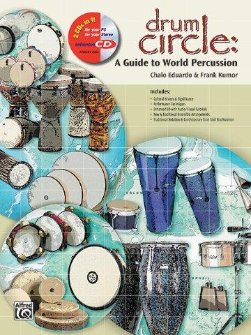 DRUM CIRCLE GUIDE TO WORLD PERCUSSION BK/ECD