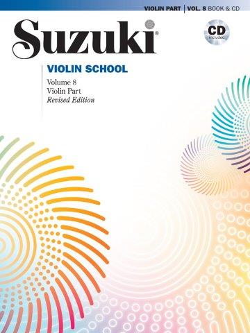 SUZUKI VIOLIN SCHOOL VOL 8 BK/CD REVISED