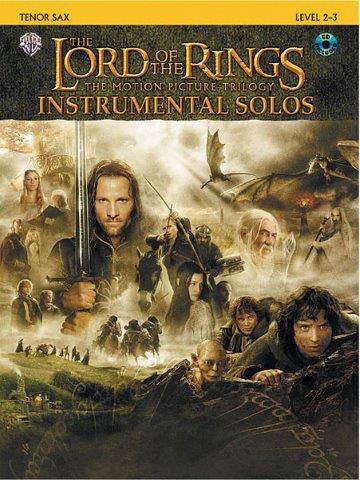 LORD OF THE RINGS INST SOLOS TENOR SAX BK/CD