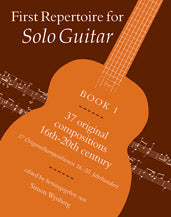 FIRST REPERTOIRE FOR SOLO GUITAR BK 1
