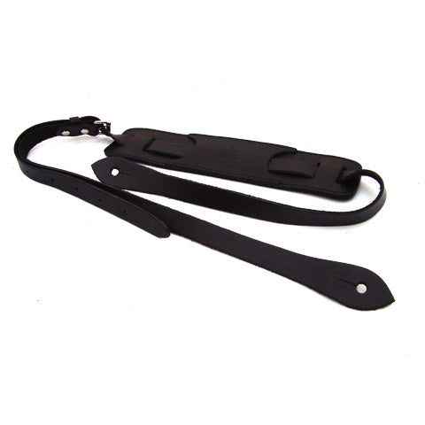 3/4 INCH VINTAGE NARROW SHOULDER PAD STRAP BLACK
