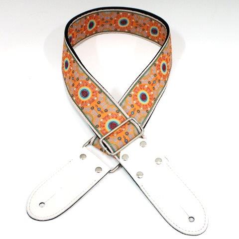 DSL STRAPS 2 INCH JACQUARD WEBBING SAL ORANGE
