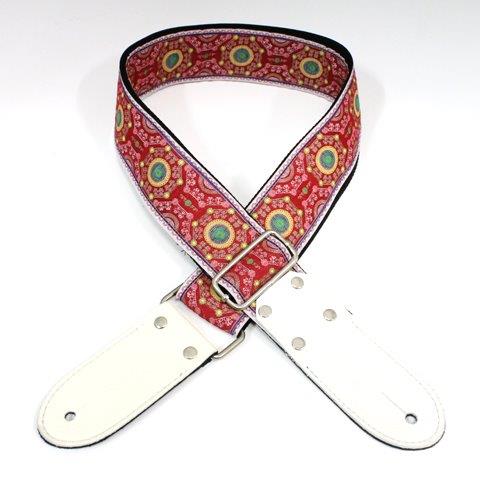 DSL STRAPS 2 INCH JACQUARD WEBBING SAL RED