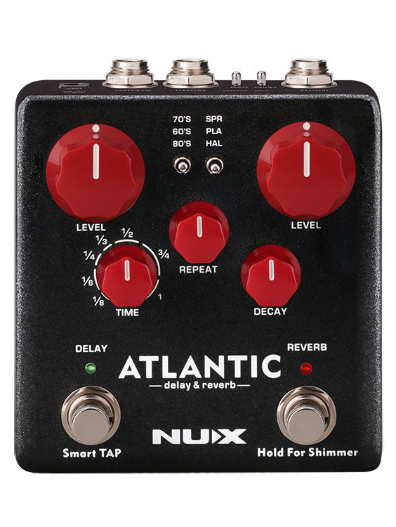 NU-X Verdugo Series Atlantic Multi Delay & Reverb Effects Pedal