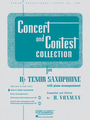 CONCERT AND CONTEST PNO ACC TENOR SAX