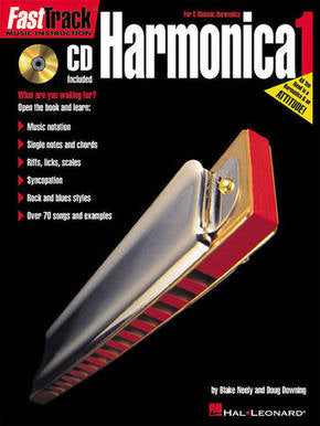 FASTTRACK HARMONICA METHOD BK 1 BK/CD