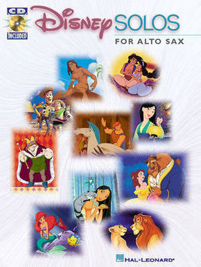 DISNEY SOLOS ALTO SAX BK/CD