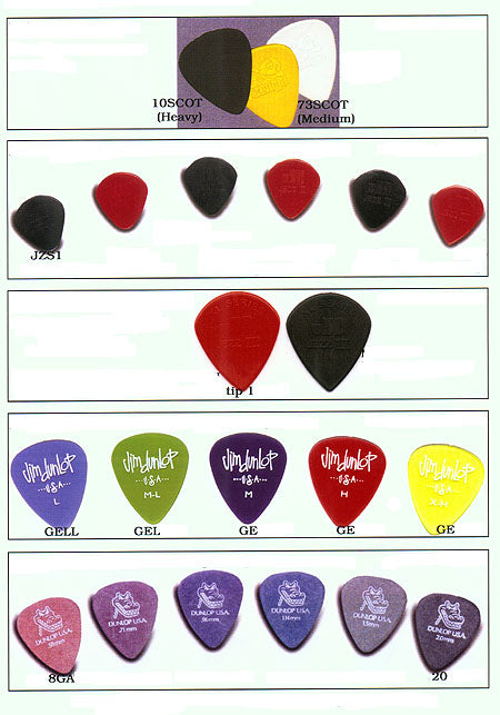 NYLON PICK JAZZ III RED Q/P24