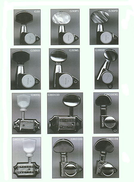 ACOUSTIC MACHINE HEADS 3-A-SIDE SINGLES CHROME