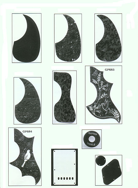 SCRATCHPLATE DOVE STYLE TORTOISESHELL