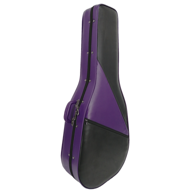 DCM DELUXE DREADNOUGHT PURPLE/BLACK LIGHTWEIGHT GUITAR CASE