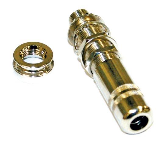 STEREO END PIN JACK CHROME