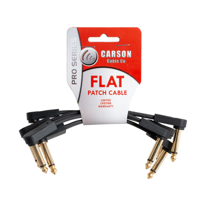 CARSON PRO FLAT PATCH CABLE 4 INCH