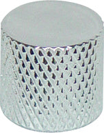 CONTROL KNOB FLAT TOP CHROME WITH PUSH FIT NYLON