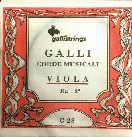 2ND D VIOLA STRING CHROMESTEEL