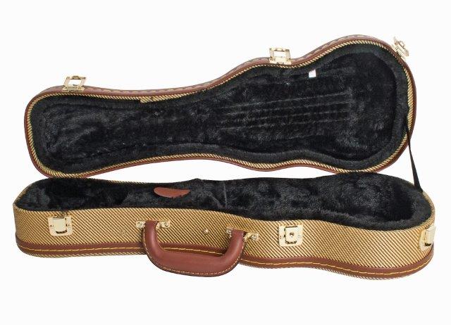 SOPRANO UKULELE CASE 3 DELUXE GOLD LATCHES