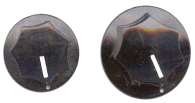 CONTROL KNOB JAZZ BASS LARGE BLACK PLASTIC