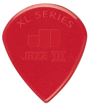 JAZZ III XL GTR PICK PLAYER PACK RED NYLON Q/P06