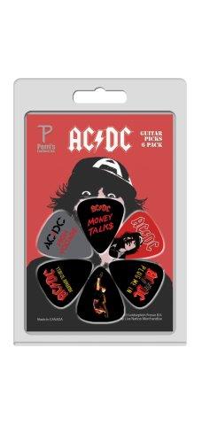Perris AC/DC Licensed Guitar Pick Packs – 6 in a pack