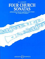 CHURCH SONATAS 4 FOR CLA/PNO