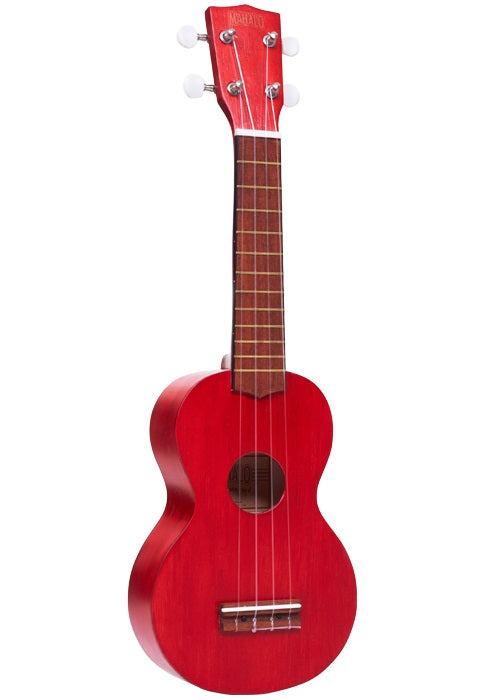 MAHALO K UKULELE TRANS RED