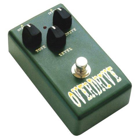 OVERDRIVE EFFECT FOOT PEDAL - CLASSIC OVERDRIVE TONE - SOLID METAL CASING IN BLISTER PACKAGING