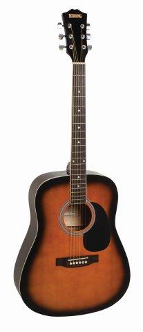 REDDING DREADNOUGHT STEEL STR ACOUST TOBACCO SB