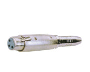 ADAPTOR FEMALE XLR TO 1/4 INCH JACK FEMALE