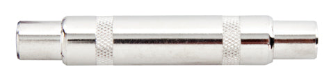 LEAD COUPLER 6.3MM STEREO FEMALE TO FEMALE CHROM