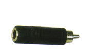 ADAPTOR 6.3MM MONO SOCKET F TO MALE RCA
