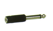 ADAPTOR 3.5MM MONO SOCKET F TO 6.3 MONO MALE JAC