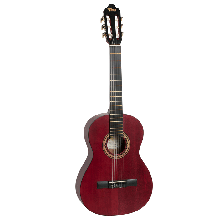 VALENCIA 200 SERIES 34 GUITAR WINE RED