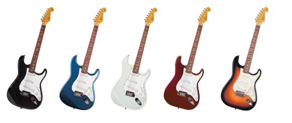 SC STYLE GTR SSS VINTAGE WHITE WBAG  DVD